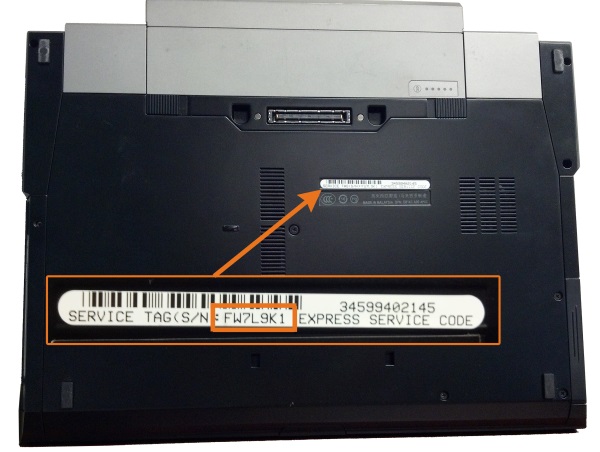 dell docking station serial number