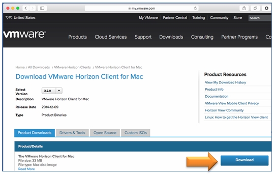 vmware horizon client download mac new york